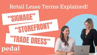 How to Read a Retail Lease: "Signage," "Storefront" & "Trade Dress"