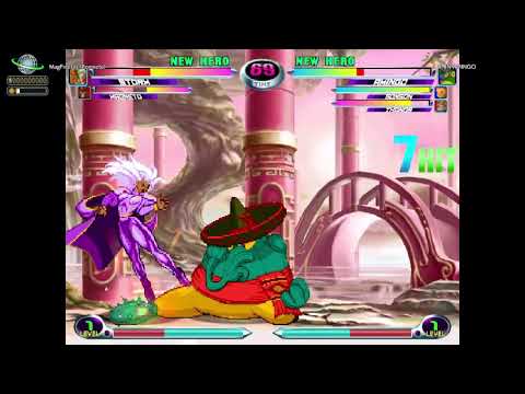 MvC2: Romneto - Blocks Amingo Ambiguous Hyper Vine Crossup 3x in a Match .:8.31.25:.