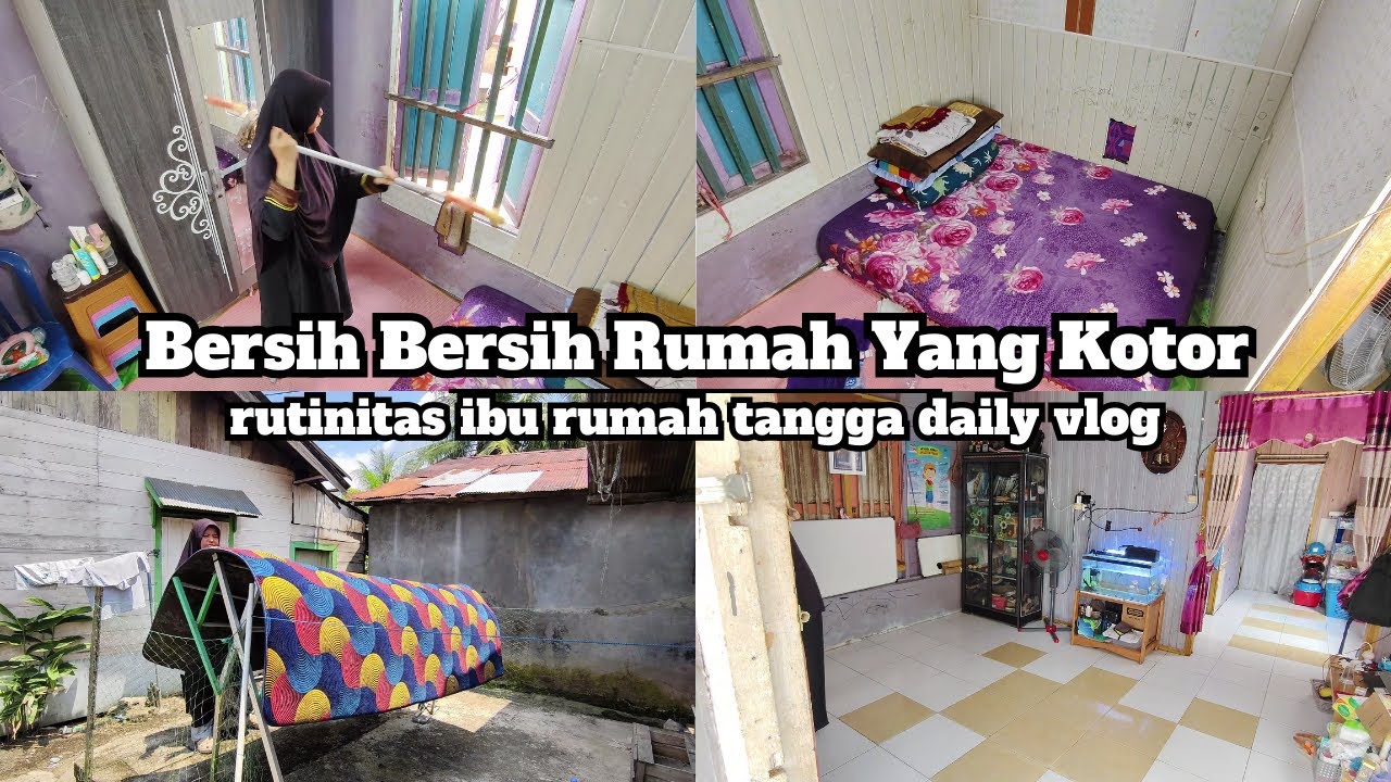 RUTINITAS IBU RUMAH TANGGA DAILY VLOG | BERSIH BERSIH RUMAH #dailyvlog #rutinitasiburumahtangga
