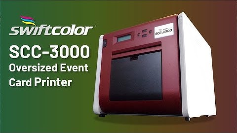 Introducing the SwiftColor SCC-3000 Oversized Event Card Printer