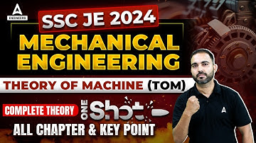 SSC JE 2024 Mechanical Engineering | Theory of Machine Mechanical Engineering One Shot By RK Sir