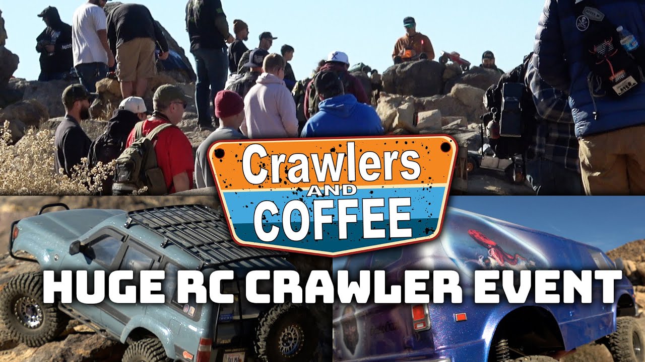 Biggest Crawlers & Coffee of the Year! RC Rock Crawler Meet up