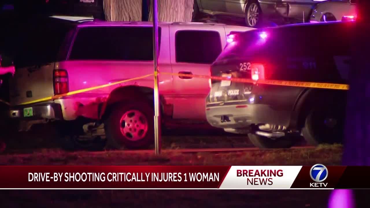 Drive-by shooting critically injures 1 woman in north Omaha - YouTube