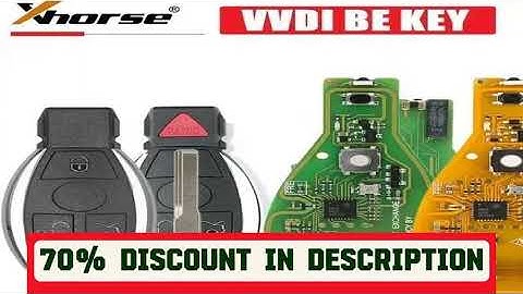 A must-have product! Xhorse VVDI BE Key Pro Improved Version For Benz Smart Key Shell 3 Buttons 4