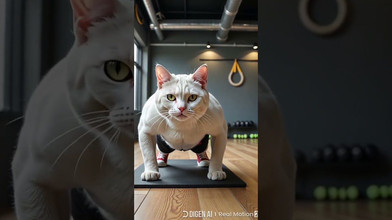 cat gym workout 