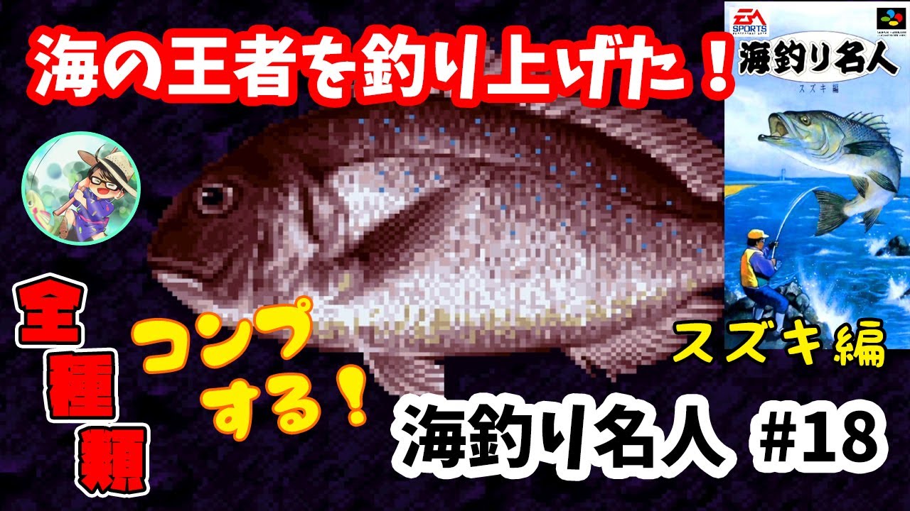 スズキ釣り隊 海釣り名人-スズキ編-】♯18～激レアの海の王者をついに…マダイを釣り