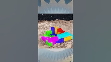 Tetris in 3D - the animation is back! #tetris #3danimation
