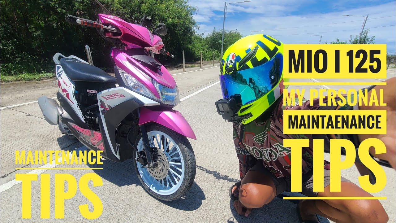 Mio i 125 | Basic Maintenance | personal Tips - YouTube