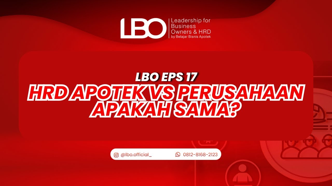 HRD di Apotek vs Perusahaan Besar – Apakah Sama?