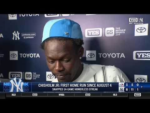 Jazz Chisholm Jr. on hitting a home run in 8-3 win over Blue Jays