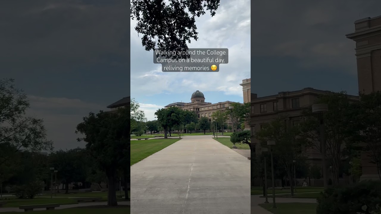 Walking around your college campus and reliving your college memories can be really nice. 