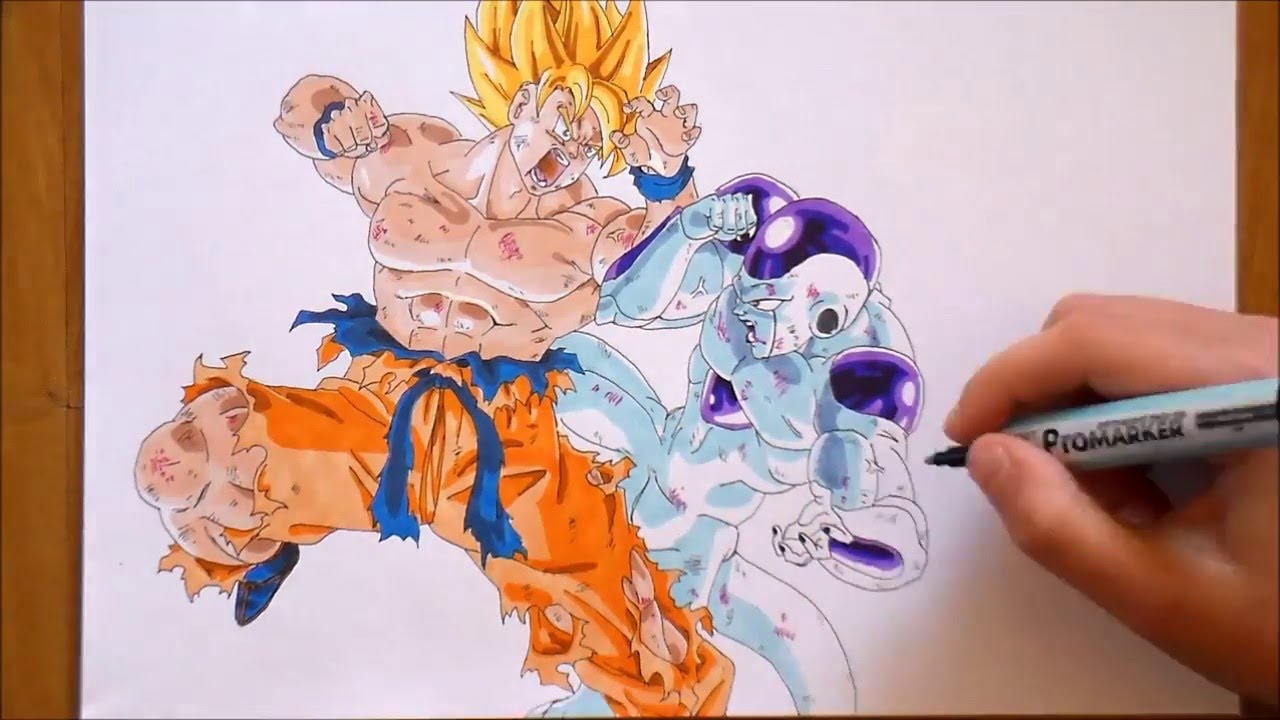 Coloriage A Imprimer Dragon Ball Super