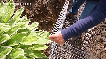 Comment fixer gabion au mur ?