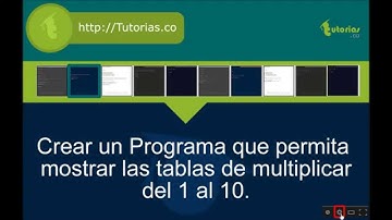 ciclo for -- visual C++(tablas de multiplicar del 1 al 10)