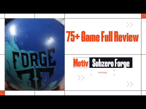 Motiv Subzero Forge Full 75+ Game Bowling Ball Review!! - YouTube