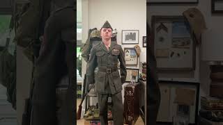 WW2 USMC dress green uniform #usmc #ww2 #history #military #usmarinecorps #us army #ww1 #army