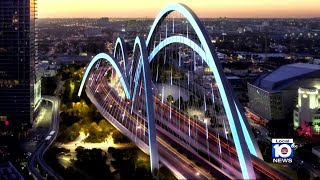 Dolphin Expressway construction begins with downtown Miami's 'Signature Bridge' project