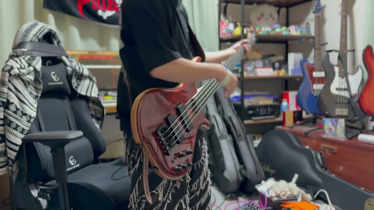 Nothing's Carved In Stone Everlasting Youth ベースで弾いてみた