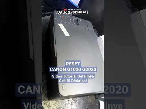 Cara Reset Canon G1020 G2020 #shorts #printer