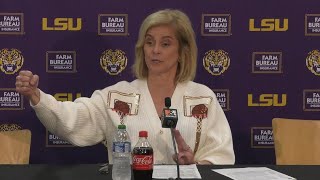 LSU Kim Mulkey WIN over Texas A&M postgame, PLUS Angel Reese and Hailey Van Lith