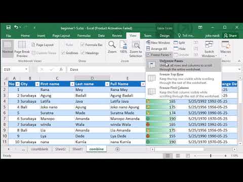 how to split columns in excel? Trick26 #excel tutorial #shorts