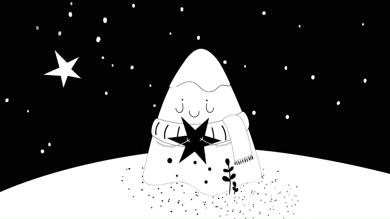 Baby Sleep Music | Sensory Calming Relaxing High Contrast Mozart Brahms piano lullaby Christmas