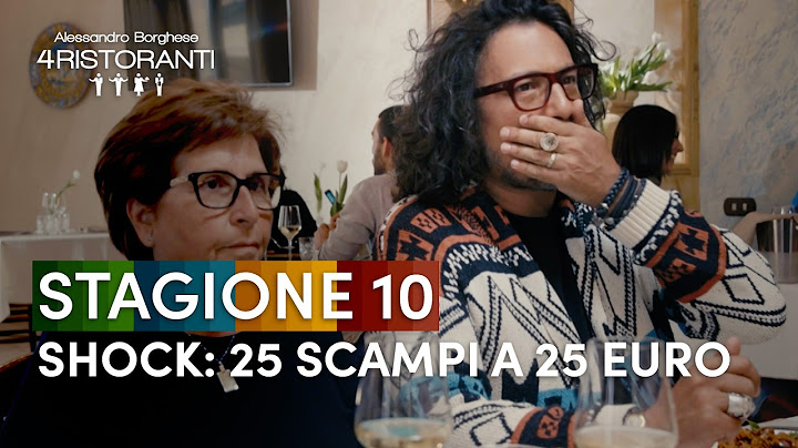 Alessandro Borghese and the menu with 25 scampi for 25 euros | Ale 4 Ristoranti