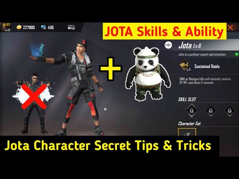 Jota Character Free Fire Skills And Ability Hindi Jota Character Full Details Hindi In Free Fire