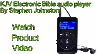 KJV Audio Bible - Electronic Bible audio player - King James Bible reader