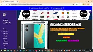 VIVO Y03 (PD2327F/PF/GF/HF) Emmc Change_Wifi fix_Dead fix_update Reset Fix_Firmware ver-3 | 100% Ok