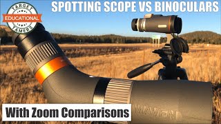 Spotting Scope VS Binoculars: Which is Best for Hunting, Birding, Target Range, Events & More (PICS)