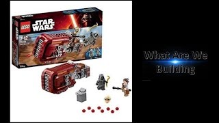 Rey's Speeder LEGO Time Lapse - WAWB Ep.12