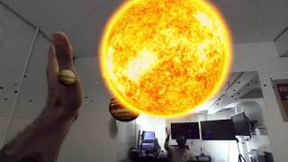 Stereo-Passthrough Spatial Computing (Occlusion via Zed) vs. Microsoft Hololens 1-Occlusion (None)