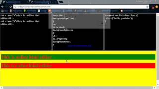 HTML, CSS, JavaScript online html editor