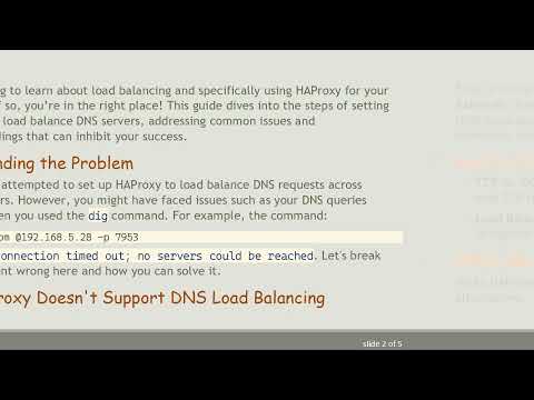 How to Load Balance DNS Servers Behind HAProxy