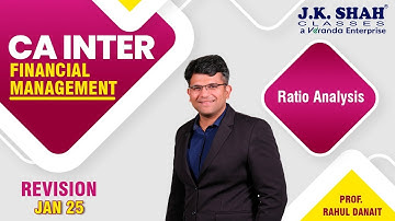 CA Inter Revision | Financial Management | Ratio Analysis | Hindi + English