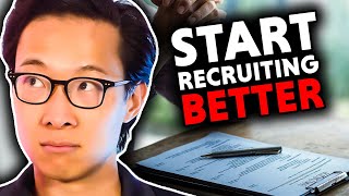 5 TIPS to be a BETTER RECRUITER !