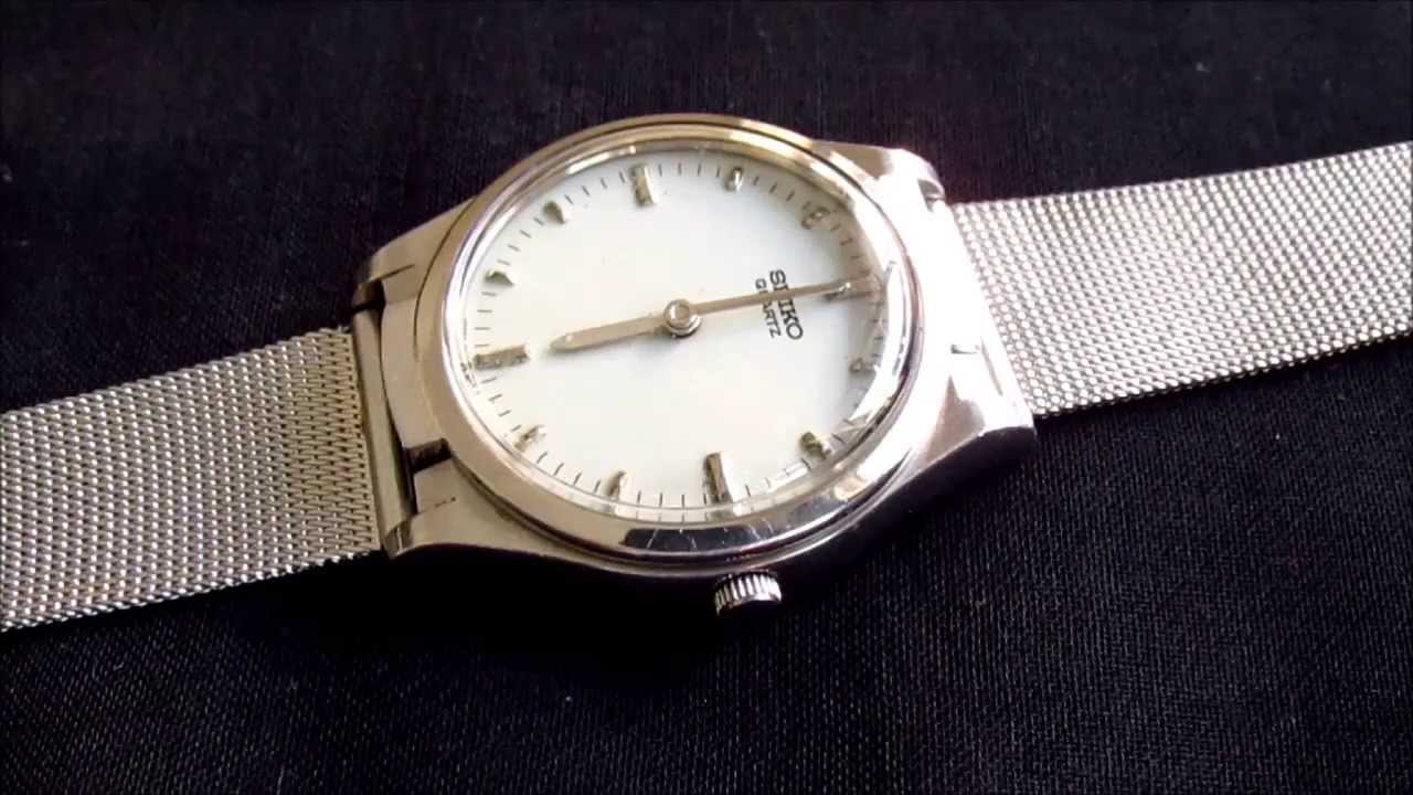 Seiko blind wristwatch - YouTube