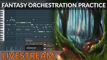 Composing From Scratch - Relaxing Fantasy Orchestral Music in FL Studio