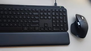 unboxing setting up logitech mx keys s combo birthday gift from my bestfriend