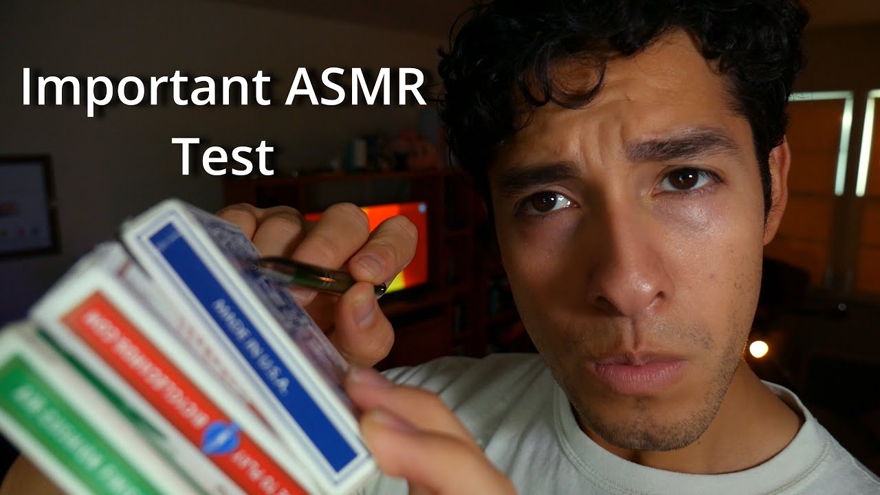 Важные тесты ASMR, которые вы ОБЯЗАТЕЛЬНО должны пройти