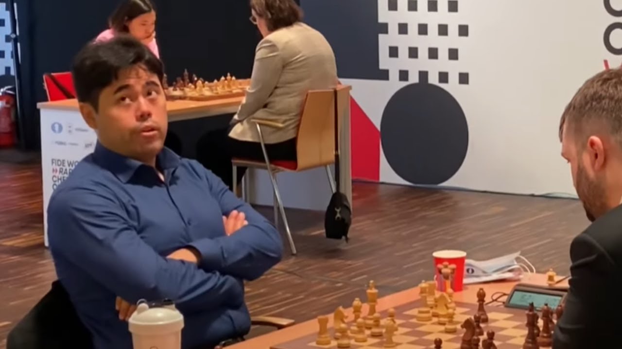 dude thinks he's Hikaru.. #hikarunakamura #chesstok #chess #ultrainsin, hikaru predicts entire game