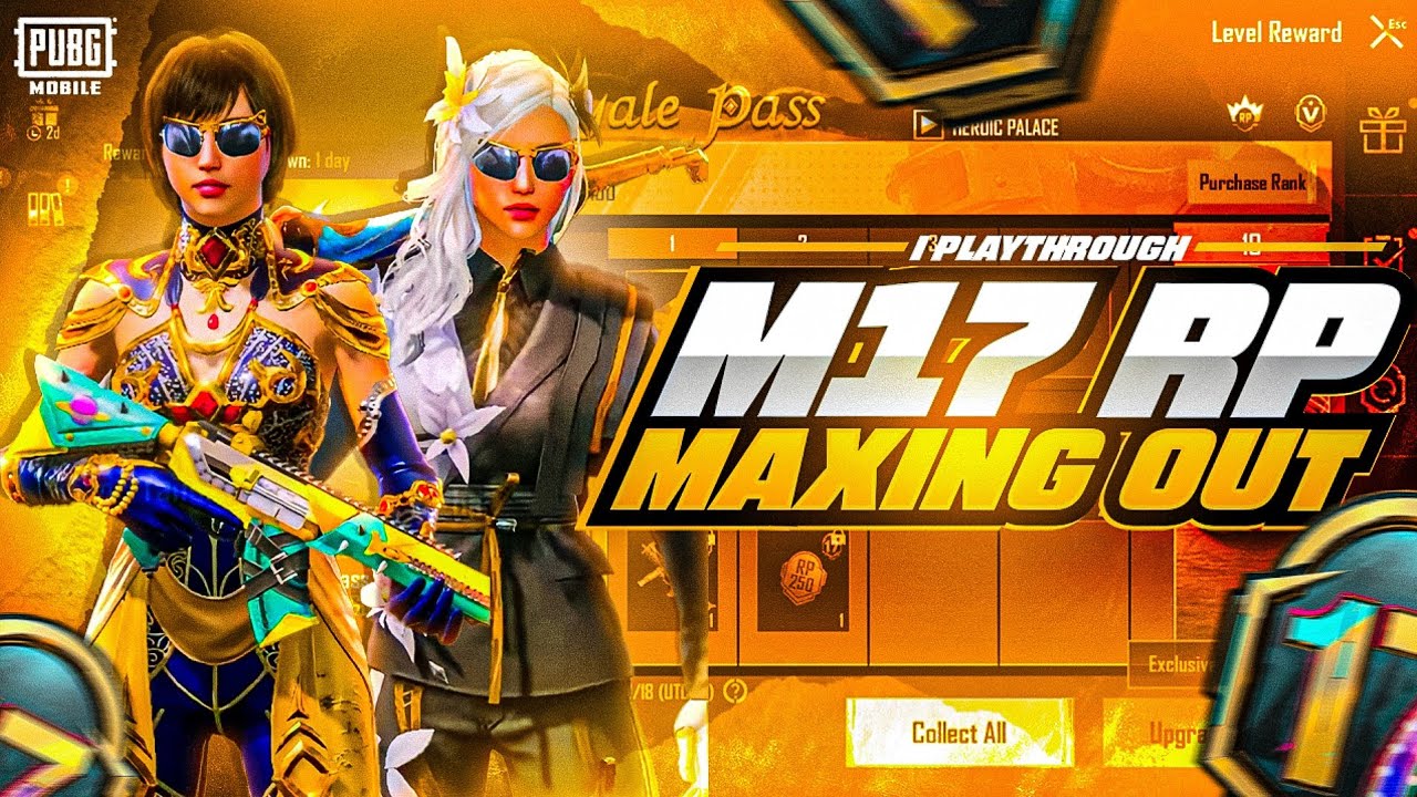 C3S9 M17 ROYAL PASS MAXED OUT | Monochrome Radiance Set M17 RP| PUBG MOBILE|I PLAYTHROUGH 