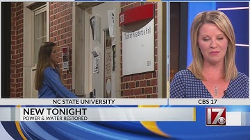 NC State power goes out, pipe bursts in dorm