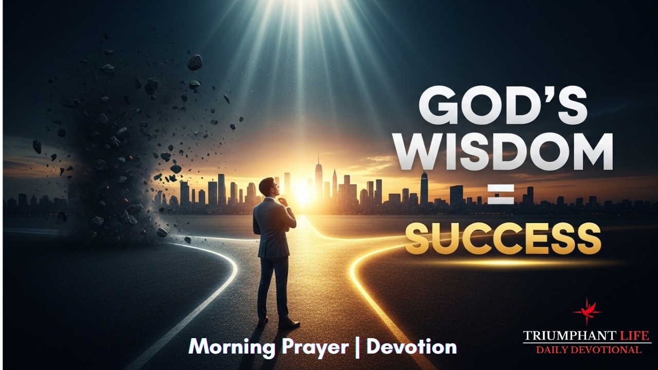 Walking In God's Wisdom For Daily Success | Morning Prayer | Devotion