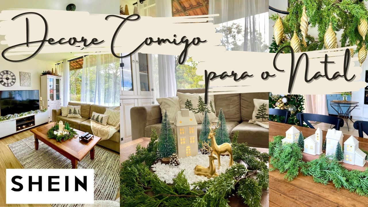 Decorando minha Sala para o Natal junto com a SHEIN Home!