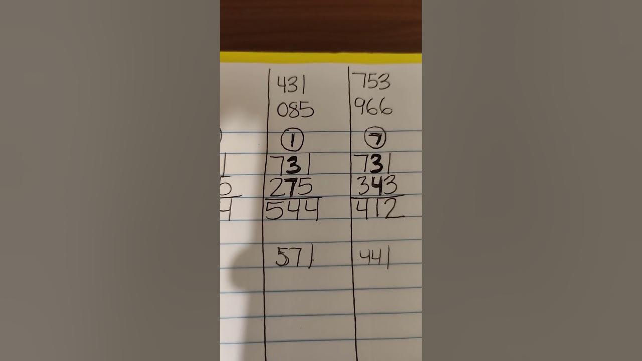 Michigan pick 3 lottery pattern 1/11/24 MIDDAY YouTube