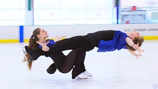 Oona & Gage Brown perform at the Skating Club of New York's 2023 End of Season Skating Exhibition