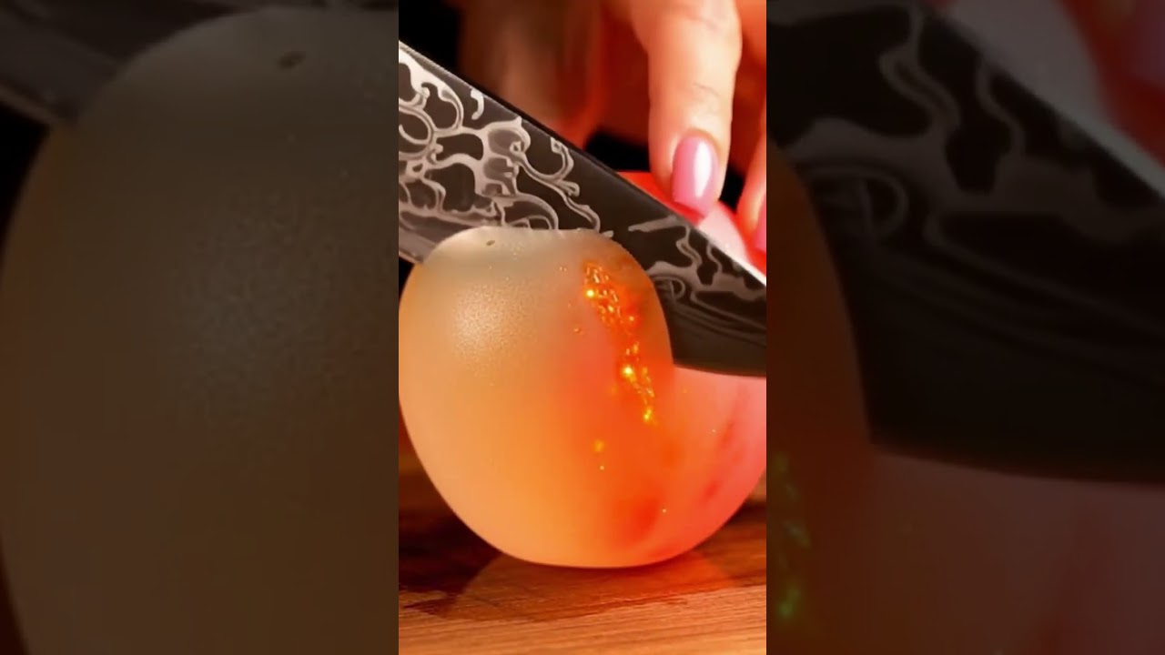 🍊 “Orange Cutting ASMR | Juicy Sound | Relaxing & Satisfying Video”: