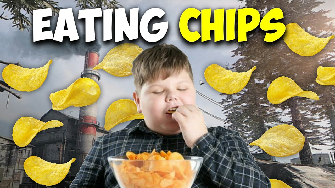 EATING CHIPS TROLLING ON MODERN WARFARE!